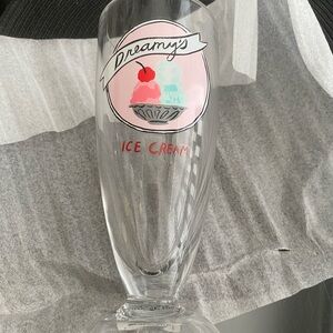 Dreamy's Ice Cream Pink & Mint Sundae Glass- Kate spade NWT